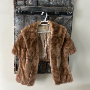 Women's Vintage Eatons Fur Salon Fur Shawl